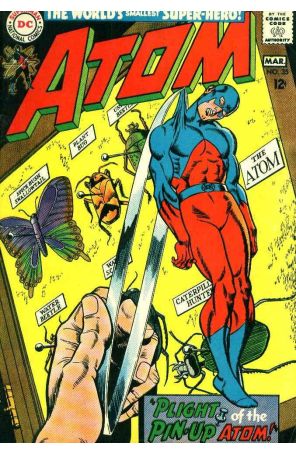 The Atom 35 published by DC with cover art by Gil Kane