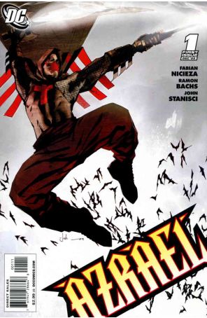 Azrael (2nd Series) 1 published by DC with cover art by Jock