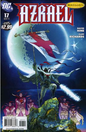 Azrael (2nd Series) 17 published by DC with cover art by Guillem March