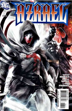 Azrael (2nd Series) 4 published by DC with cover art by Francesco Mattina