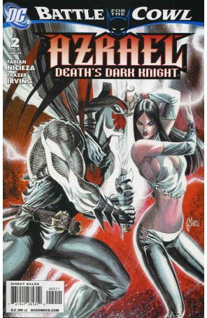 Azrael: Death's Dark Knight 2 published by DC with cover art by Guillem March