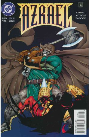 Azrael 14 published by DC with cover art by Barry Kitson
