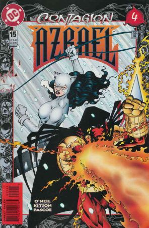 Azrael 15 published by DC with cover art by Barry Kitson