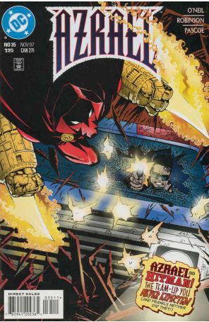 Azrael 35 published by DC with cover art by Roger Robinson
