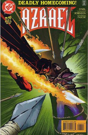 Azrael 43 published by DC with cover art by Roger Robinson