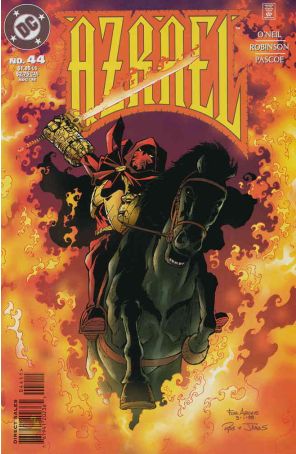 Azrael 44 published by DC with cover art by Roger Robinson