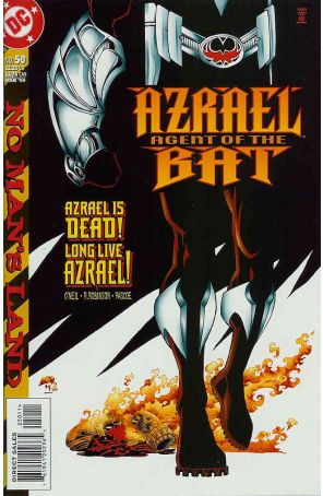 Azrael 50 published by DC with cover art by Roger Robinson