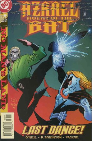 Azrael 55 published by DC with cover art by Roger Robinson