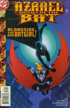 Azrael 56 published by DC with cover art by Roger Robinson