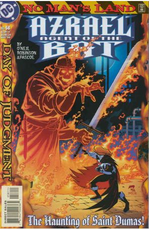 Azrael 58 published by DC with cover art by Roger Robinson