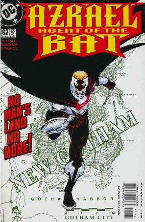 Azrael 62 published by DC with cover art by Roger Robinson