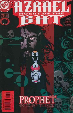 Azrael 70 published by DC with cover art by Tony Harris
