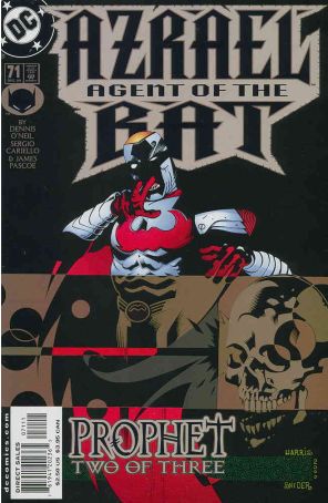 Azrael 71 published by DC with cover art by Tony Harris