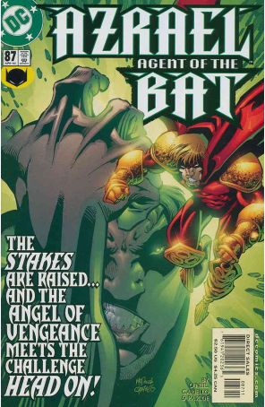 Azrael 87 published by DC with cover art by Scott McDaniel