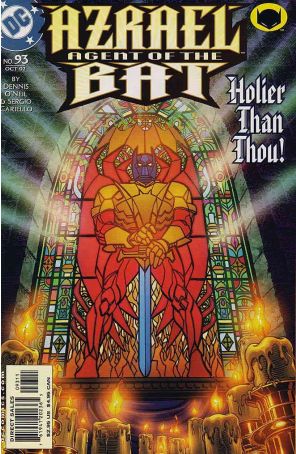 Azrael 93 published by DC with cover art by Mike Zeck