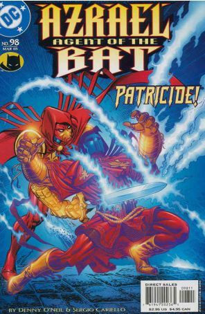 Azrael 98 published by DC with cover art by Mike Zeck