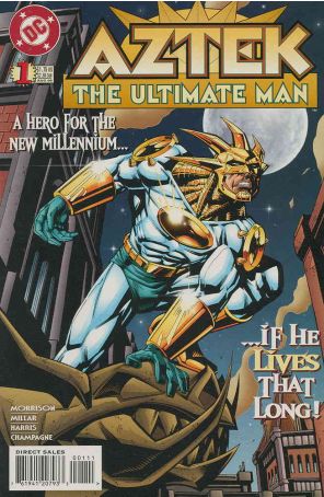 Aztek: The Ultimate Man 1 published by DC with cover art by Howard Porter