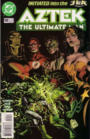 Aztek: The Ultimate Man 10 published by DC with cover art by Steve Lightle