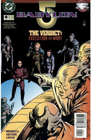 Babylon 5 4 published by DC with cover art by Jerry Bingham