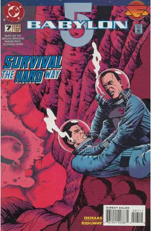 Babylon 5 7 published by DC with cover art by John Ridgway