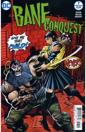Bane Conquest 7 published by DC with cover art by Graham Nolan