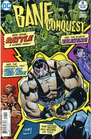 Bane Conquest 8 published by DC with cover art by Graham Nolan