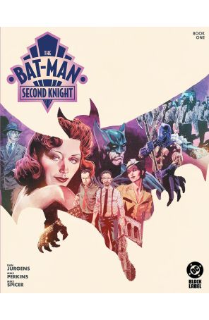 Bat-Man: Second Knight 1A published by DC with cover art by Mike Perkins
