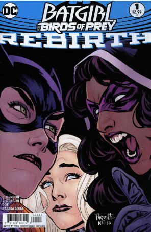 Batgirl And the Birds of Prey: Rebirth 1 published by DC with cover art by Yanick Paquette and Nathan Fairbairn