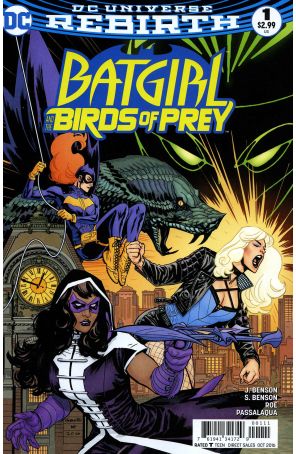 Batgirl And the Birds of Prey 1 published by DC with cover art by Yanick Paquette and Nathan Fairbairn
