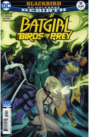 Batgirl And the Birds of Prey 10 published by DC with cover art by Yanick Paquette