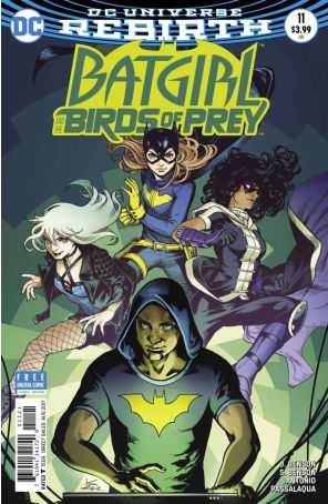 Batgirl And the Birds of Prey 11A published by DC with cover art by Karmome Shirahama