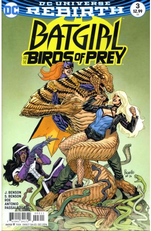 Batgirl And the Birds of Prey 3 published by DC with cover art by Yanick Paquette