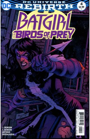 Batgirl And the Birds of Prey 4 published by DC with cover art by Yanick Paquette