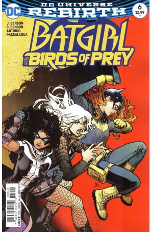 Batgirl And the Birds of Prey 6A published by DC with cover art by Karmome Shirahama