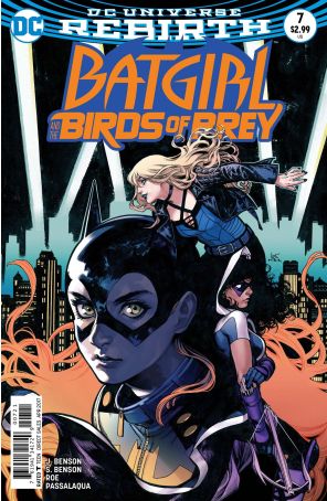 Batgirl And the Birds of Prey 7A published by DC with cover art by Karmome Shirahama