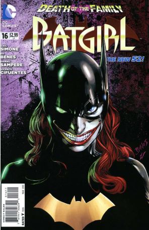 Batgirl (4th Series) 16 published by DC with cover art by Ed Benés
