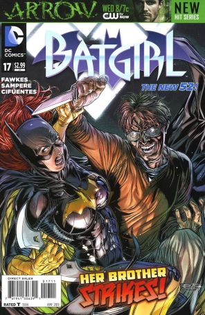 Batgirl (4th Series) 17 published by DC with cover art by Juan Jose Ryp