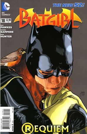 Batgirl (4th Series) 18 published by DC with cover art by Daniel Sampere