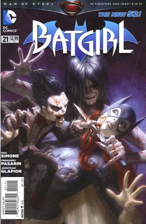 Batgirl (4th Series) 21 published by DC with cover art by Alex Garner