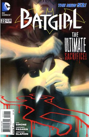 Batgirl (4th Series) 22 published by DC with cover art by Alex Garner