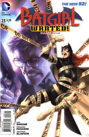 Batgirl (4th Series) 23 published by DC with cover art by Alex Garner