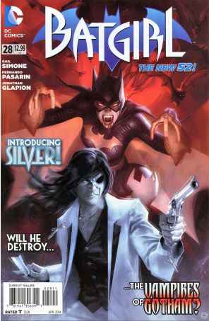 Batgirl (4th Series) 28 published by DC with cover art by Alex Garner