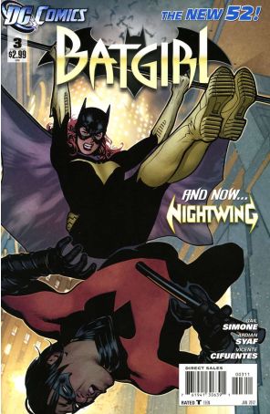 Batgirl (4th Series) 3 published by DC with cover art by Adam Hughes
