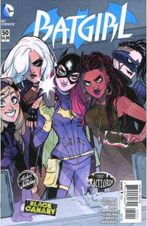 Batgirl (4th Series) 50 published by DC with cover art by Babs Tarr