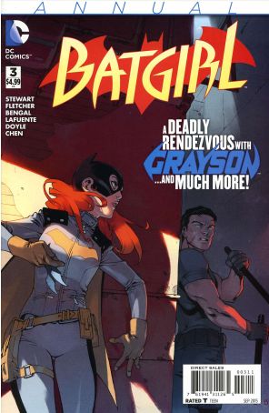 Batgirl (4th Series) Annual 3 published by DC with cover art by Bengal