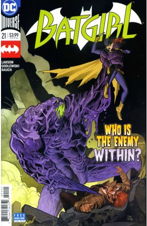 Batgirl (5th Series) 21 published by DC with cover art by Dan Mora