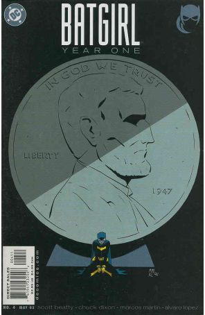 Batgirl Year One 4 published by DC with cover art by Marcos Martin