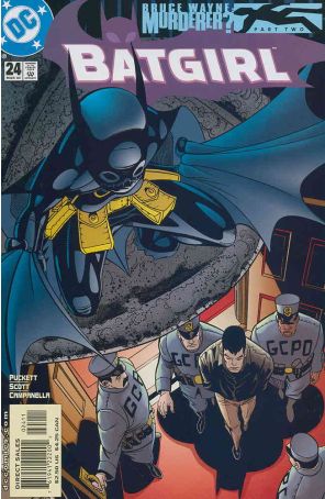 Batgirl 24 published by DC with cover art by Damion Scott