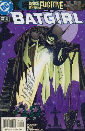 Batgirl 27 published by DC with cover art by Damion Scott