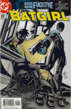 Batgirl 29 published by DC with cover art by Damion Scott